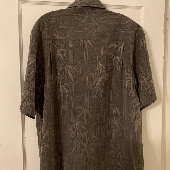 JAMAICA JAXX Two-pleat Silk Shorts, Men's, W35 equivalent silk gray type Vintage Second Hand